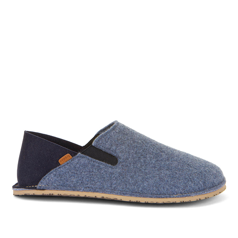 Froddo Barefoot - Slip-on Wooly Denim - Zapatillas de casa barefoot-Froddo-Cacles Barefoot-Tienda de calzado barefoot respetuoso minimalista