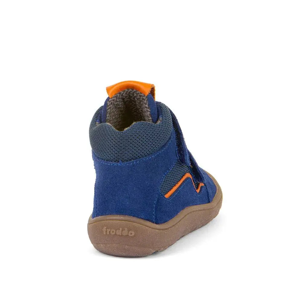 Froddo Barefoot - Tex Autumn Blue Electric - Botines Barefoot Infantiles Resistentes al agua azul eléctrico