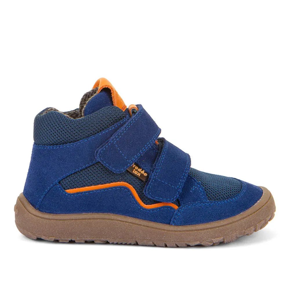 Froddo Barefoot - Tex Autumn Blue Electric - Botines Barefoot Infantiles Resistentes al agua azul eléctrico