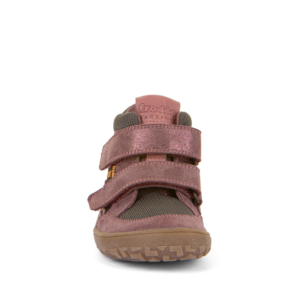 Froddo Barefoot - Tex Autumn Pink+ - Botines Resistentes al agua-Froddo-Cacles Barefoot-Tienda de calzado barefoot respetuoso minimalista