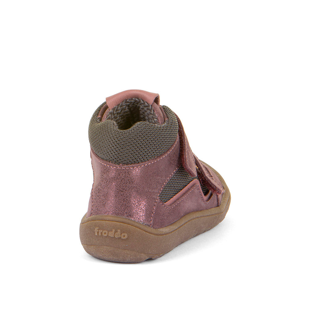 Froddo Barefoot - Tex Autumn Pink+ - Botines Resistentes al agua-Froddo-Cacles Barefoot-Tienda de calzado barefoot respetuoso minimalista