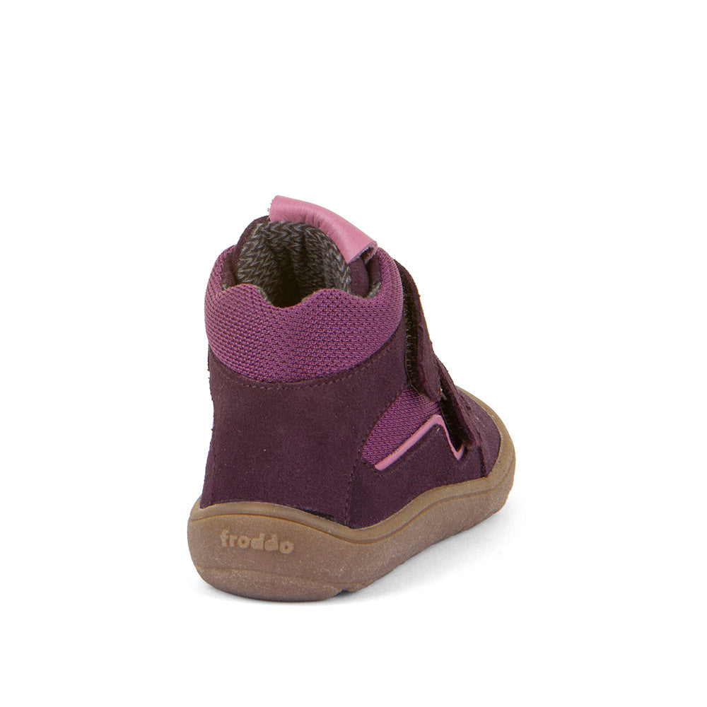 Froddo Barefoot - Tex Autumn Purple - Botines Resistentes al agua-Froddo-Cacles Barefoot-Tienda de calzado barefoot respetuoso minimalista