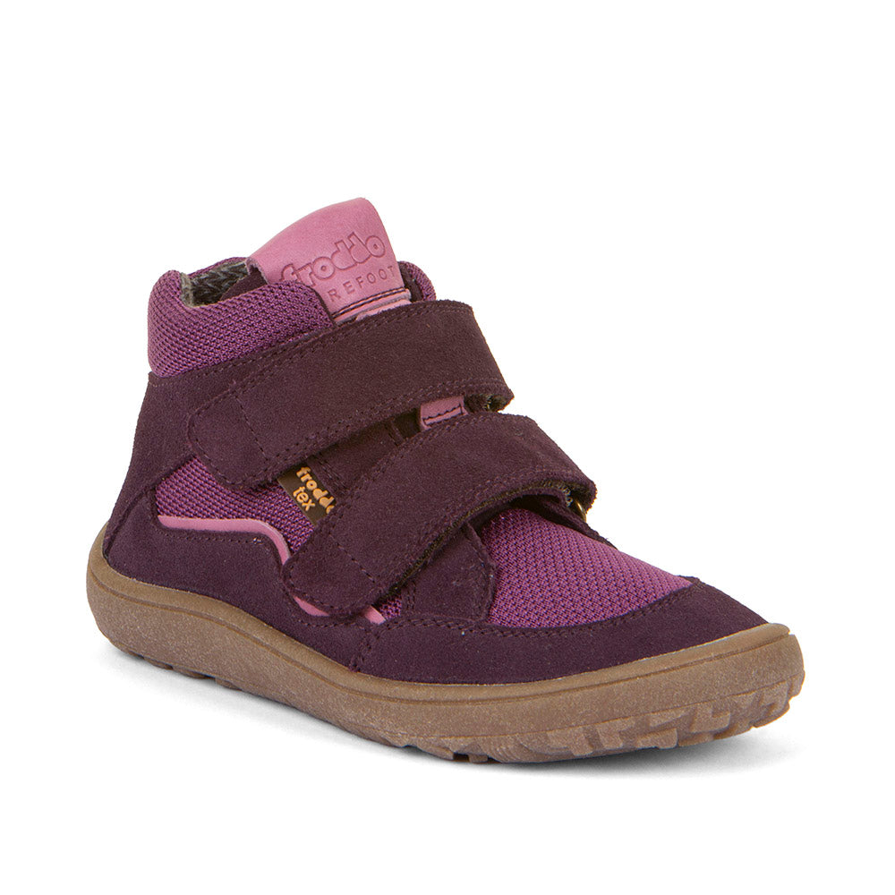 Froddo Barefoot - Tex Autumn Purple - Botines Resistentes al agua-Froddo-Cacles Barefoot-Tienda de calzado barefoot respetuoso minimalista