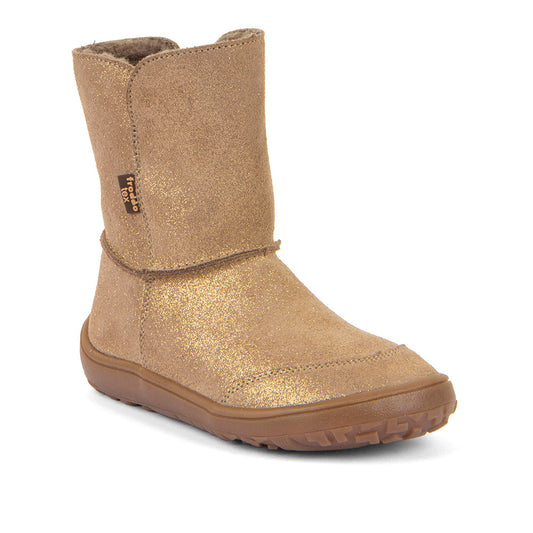 Froddo Barefoot - Tex Suede Gold Shine - Botines barefoot tipo australiano