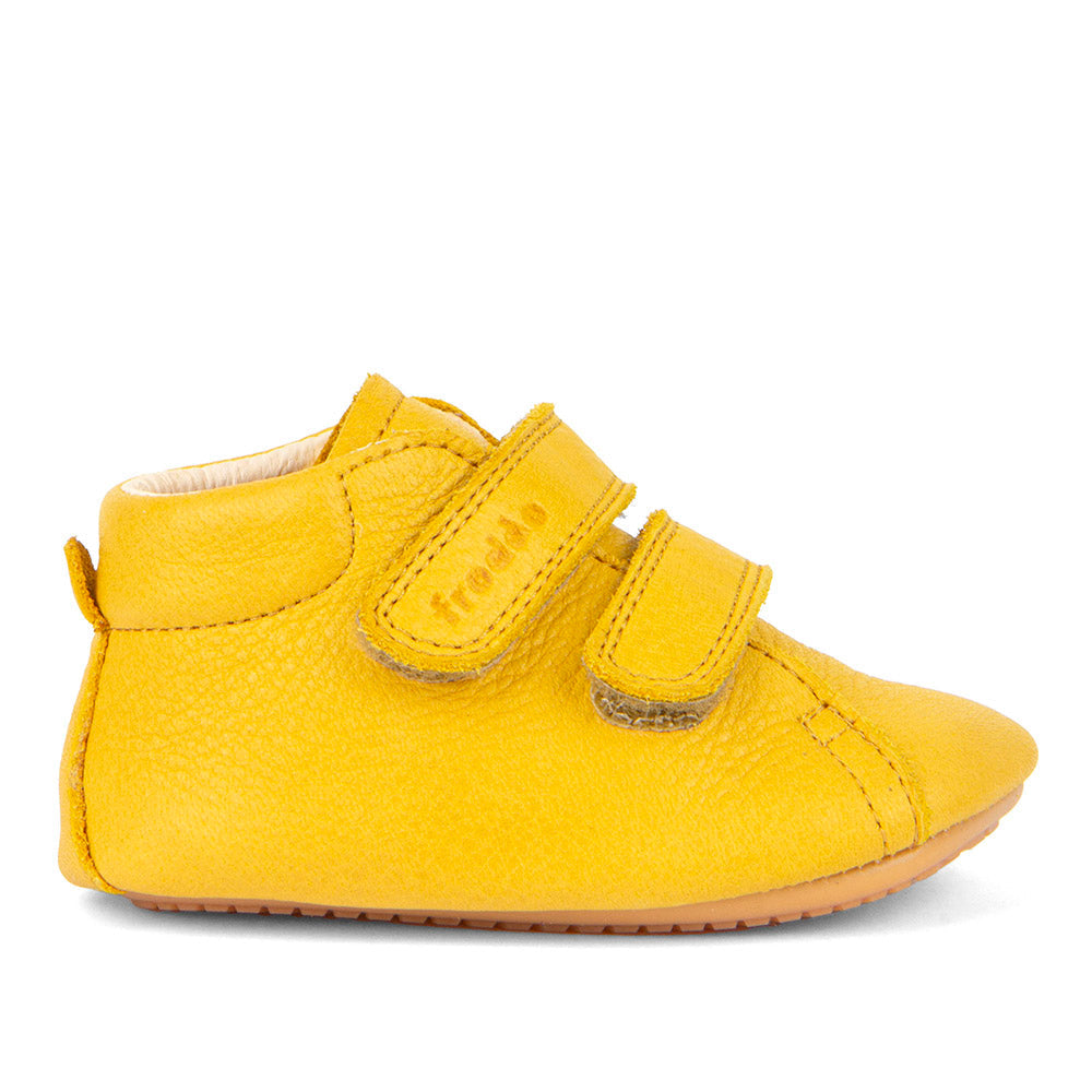 Froddo Prewalkers - Dark Yellow con borreguito-Froddo-Cacles Barefoot-Tienda de calzado barefoot respetuoso minimalista
