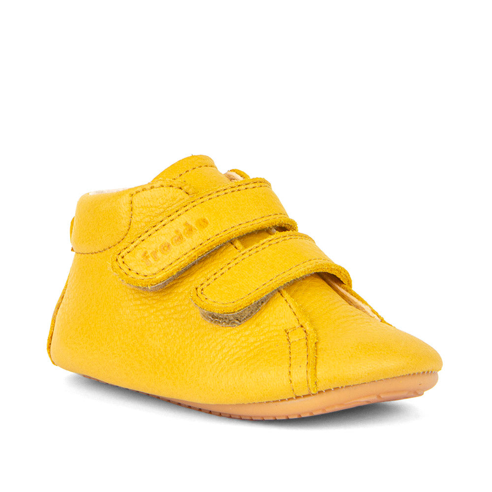 Froddo Prewalkers - Dark Yellow con borreguito-Froddo-Cacles Barefoot-Tienda de calzado barefoot respetuoso minimalista