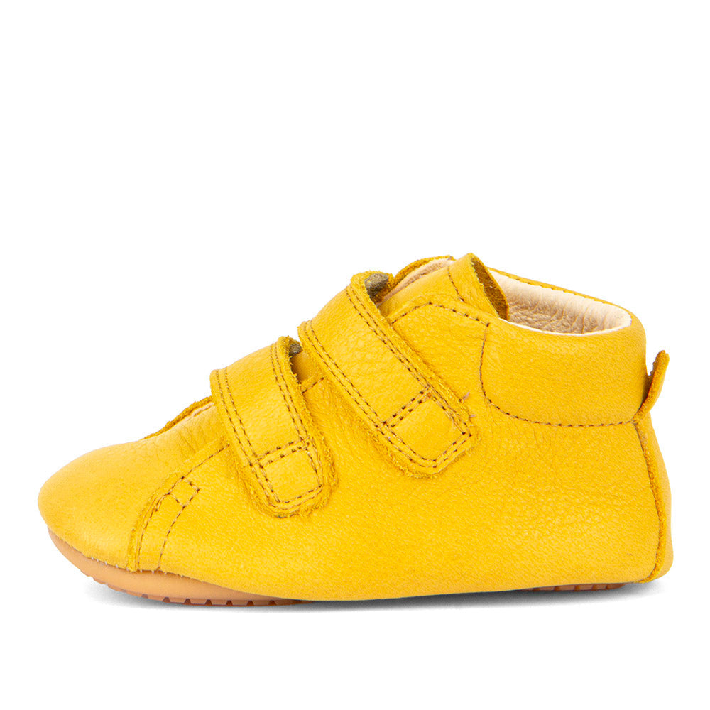 Froddo Prewalkers - Dark Yellow con borreguito-Froddo-Cacles Barefoot-Tienda de calzado barefoot respetuoso minimalista
