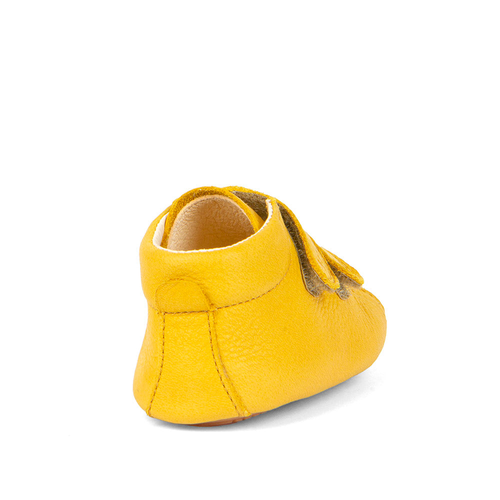 Froddo Prewalkers - Dark Yellow con borreguito-Froddo-Cacles Barefoot-Tienda de calzado barefoot respetuoso minimalista