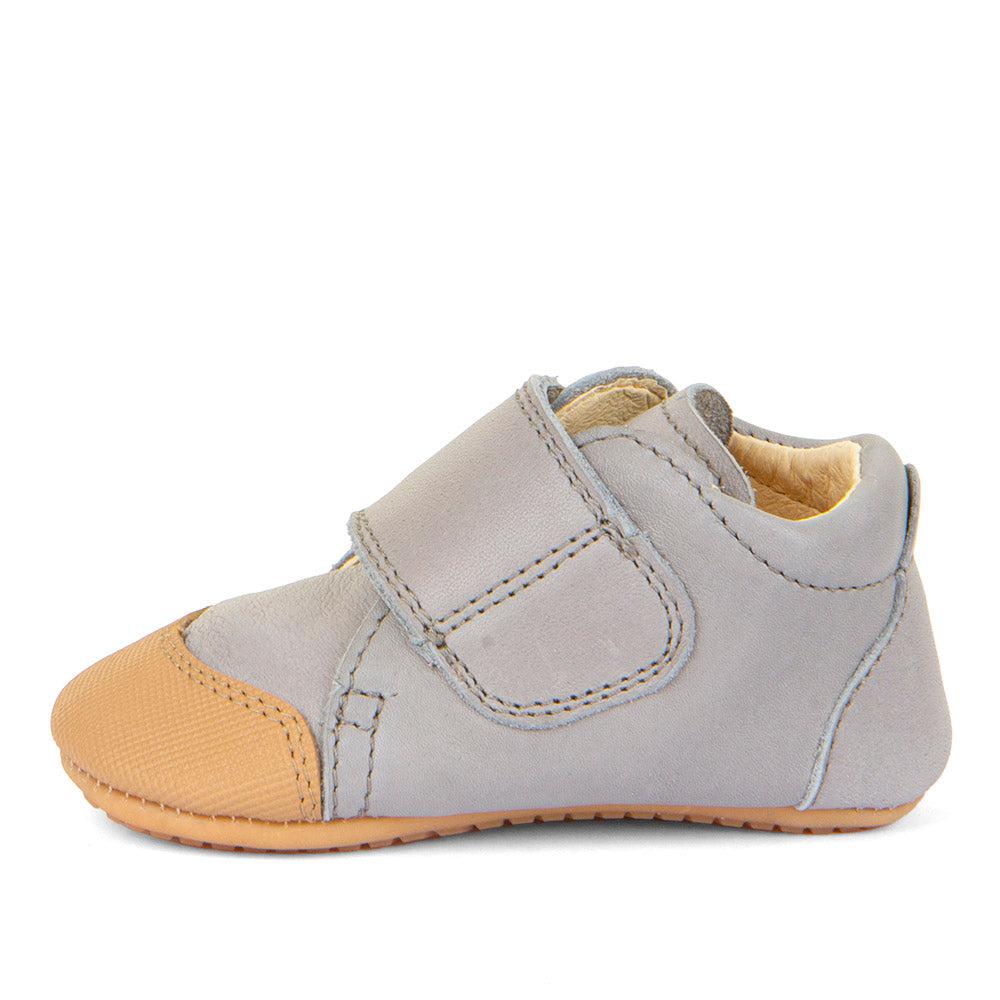 Froddo Prewalkers con refuerzo en la puntera - Light Grey-Froddo-Cacles Barefoot-Tienda de calzado barefoot respetuoso minimalista