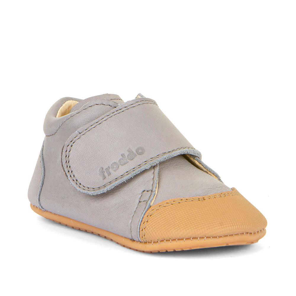 Froddo Prewalkers con refuerzo en la puntera - Light Grey-Froddo-Cacles Barefoot-Tienda de calzado barefoot respetuoso minimalista