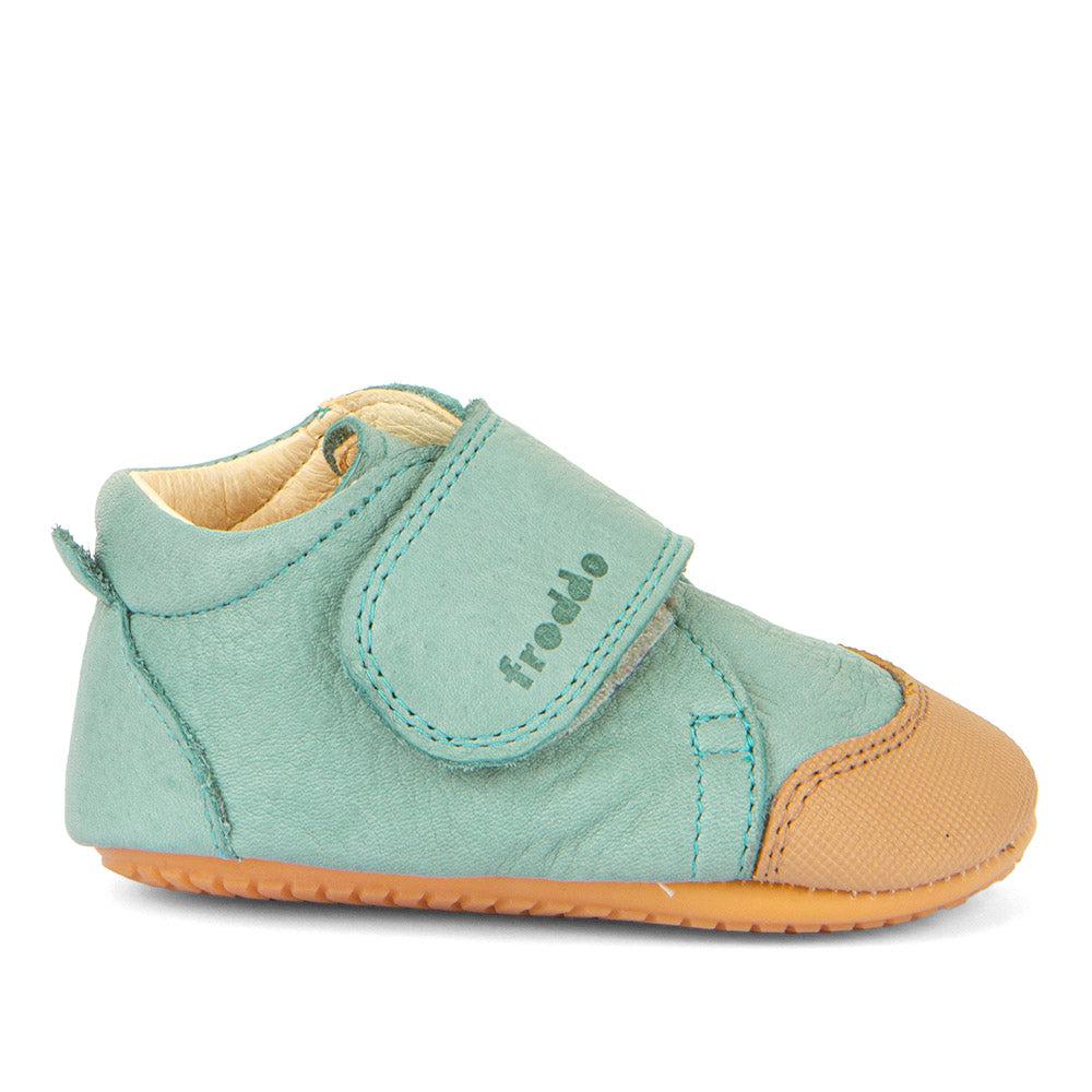 Froddo Prewalkers con refuerzo en la puntera - Mint-Froddo-Cacles Barefoot-Tienda de calzado barefoot respetuoso minimalista