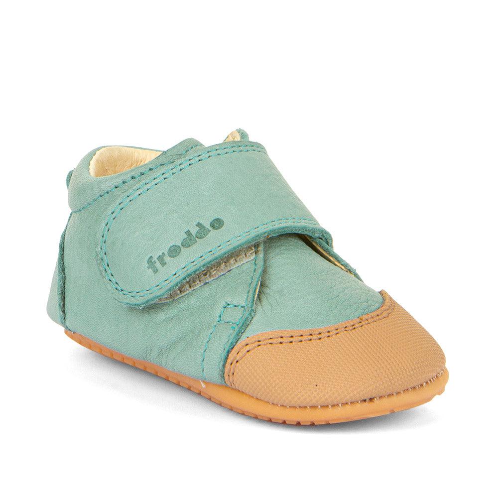 Froddo Prewalkers con refuerzo en la puntera - Mint-Froddo-Cacles Barefoot-Tienda de calzado barefoot respetuoso minimalista