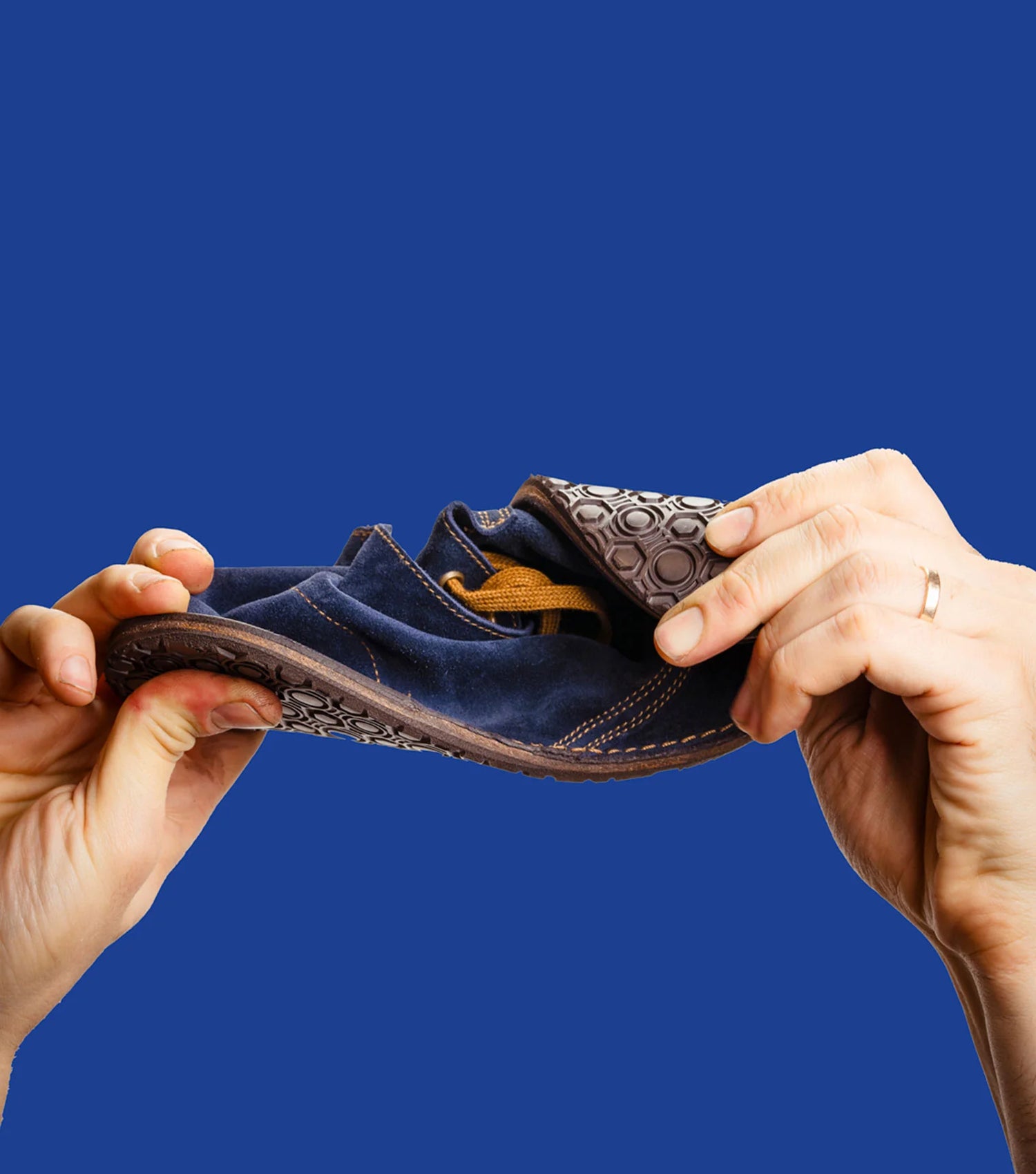 Gaucho Ninja - Barefoot Pals Blue Suede - Botines Barefoot-Gaucho Ninja-Cacles Barefoot-Tienda de calzado barefoot respetuoso minimalista