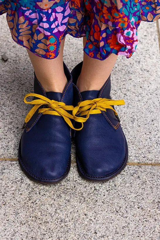 Gaucho Ninja - Barefoot Pals Blue Suede - Botines Barefoot