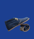 Gaucho Ninja - Barefoot Pals Blue Suede - Botines Barefoot unisex marino