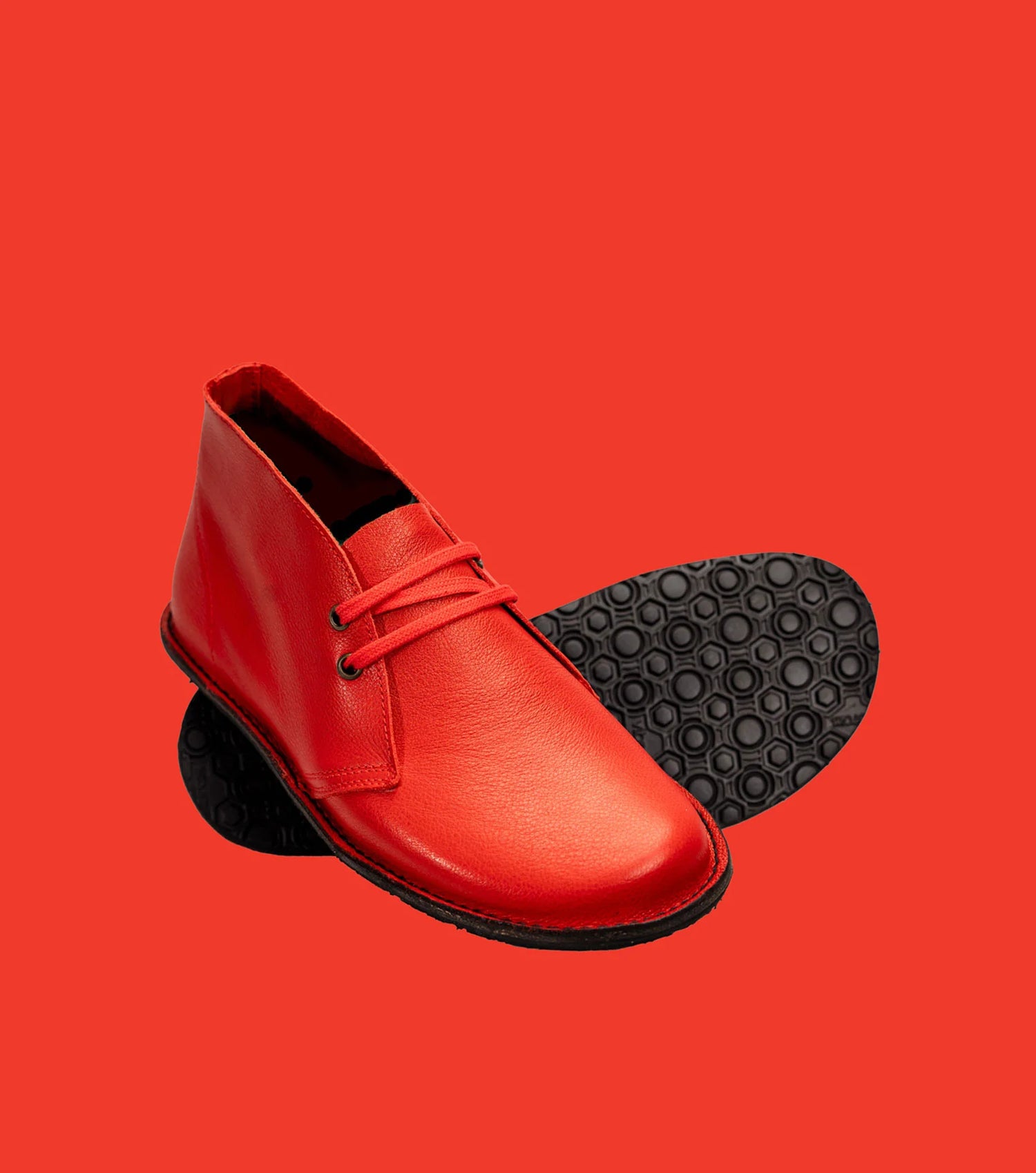 Gaucho Ninja - Barefoot Pals Red Napa - Botines Barefoot-Gaucho Ninja-Cacles Barefoot-Tienda de calzado barefoot respetuoso minimalista