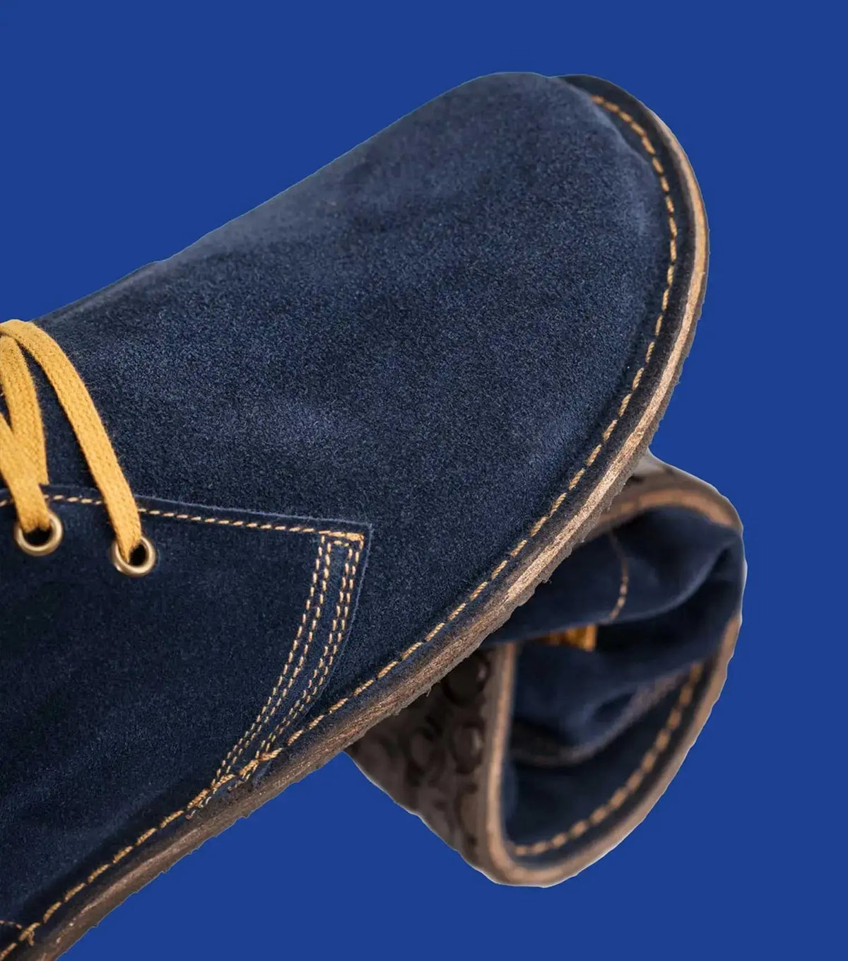 Gaucho Ninja - Barefoot Pals Blue Suede - Bottines Barefoot