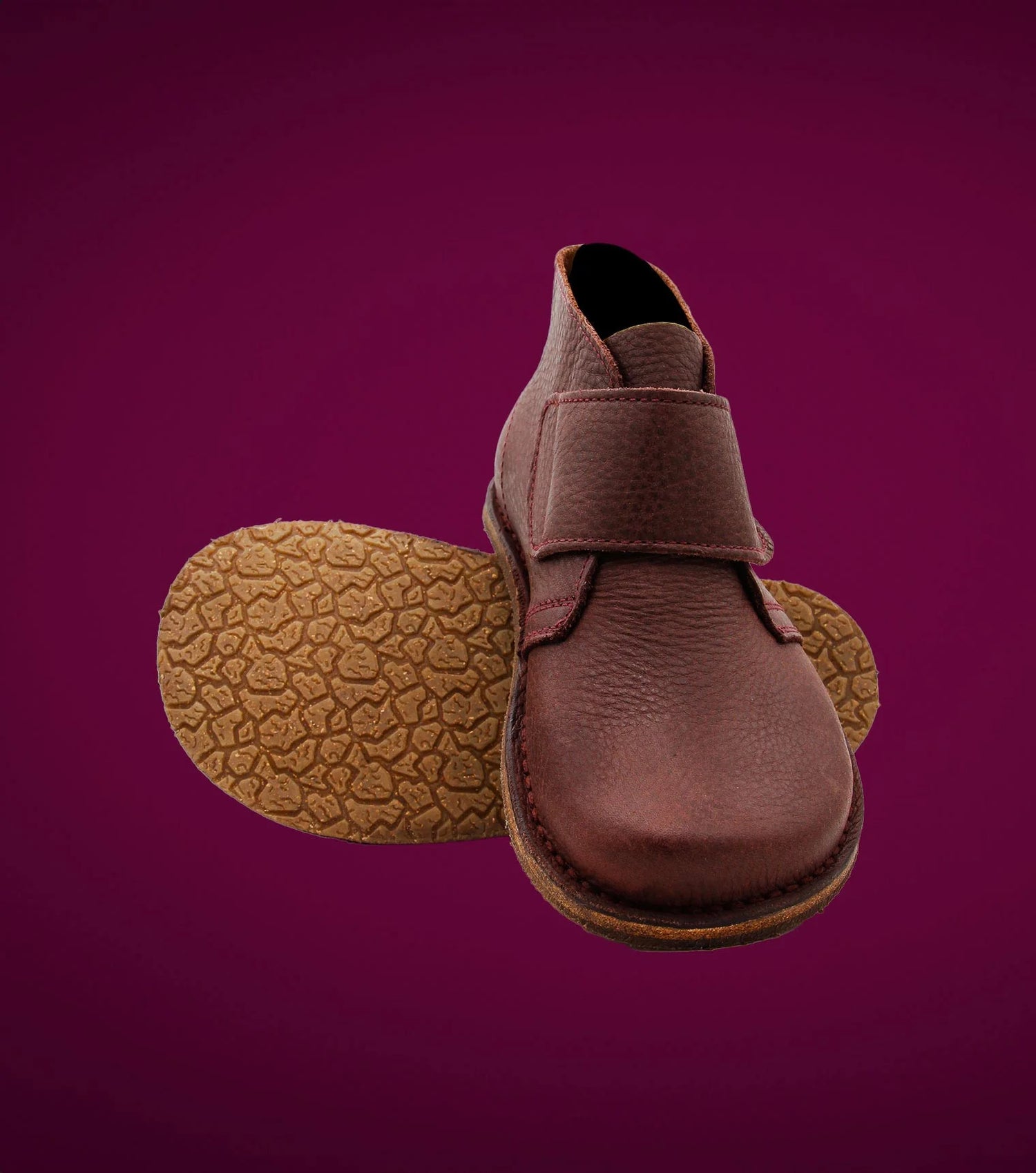 Gaucho Ninja - Parefoot Pals for Kids Burgundy - Botines Barefoot Elegantes-Gaucho Ninja-Cacles Barefoot-Tienda de calzado barefoot respetuoso minimalista