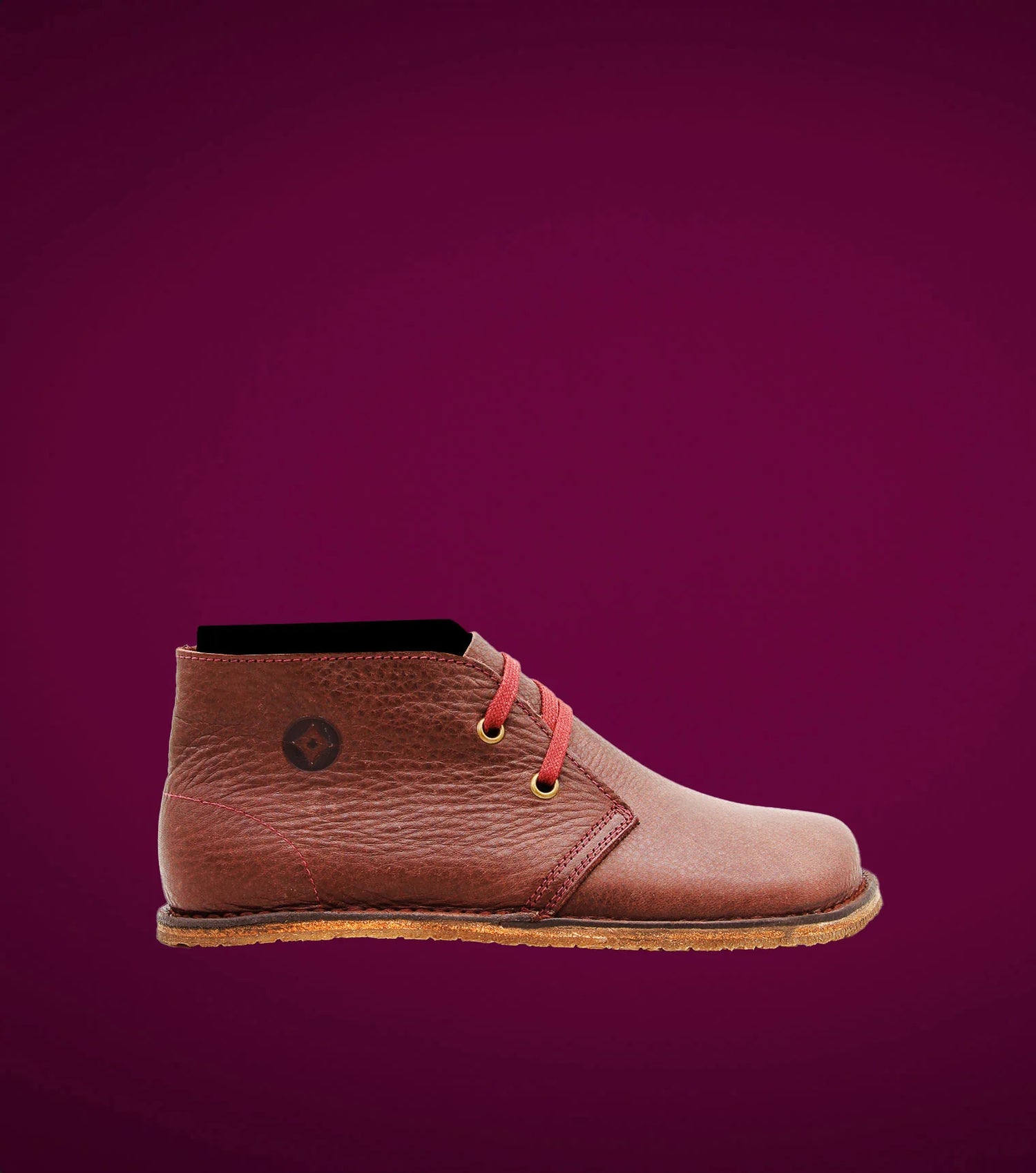 Gaucho Ninja - Parefoot Pals for Kids Burgundy - Botines Barefoot Elegantes-Gaucho Ninja-Cacles Barefoot-Tienda de calzado barefoot respetuoso minimalista
