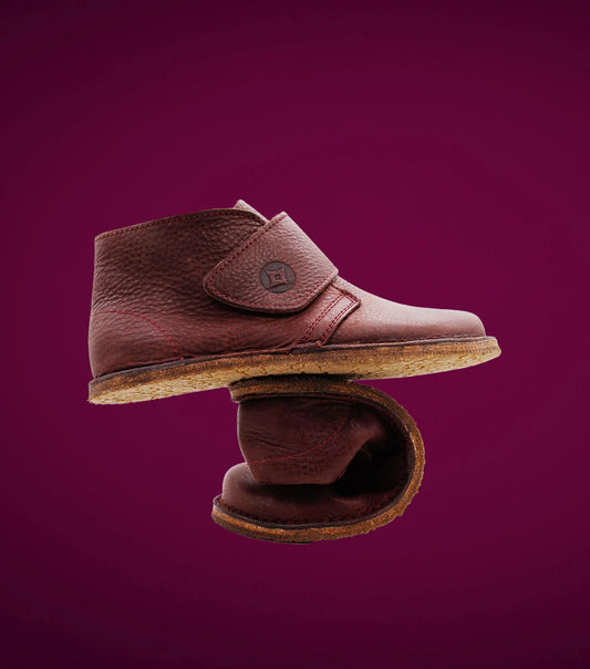 Gaucho Ninja - Parefoot Pals for Kids Burgundy - Botines Barefoot Elegantes-Gaucho Ninja-Cacles Barefoot-Tienda de calzado barefoot respetuoso minimalista