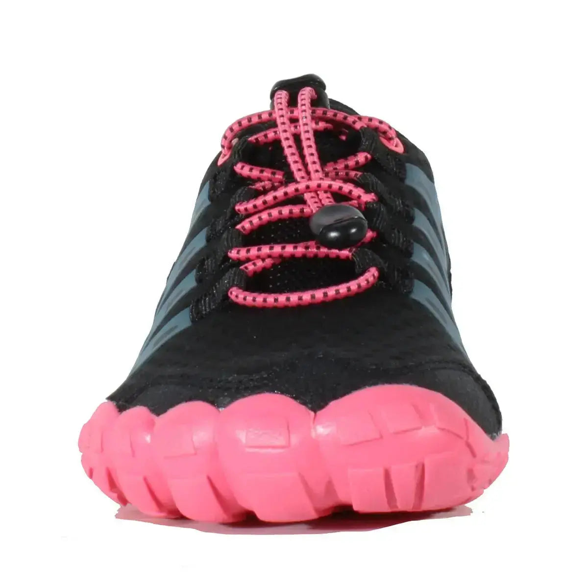 HI-Tec - Abyss Lady Negro/Fresa - zapatillas barefoot ligeras para trekking y outdoor
