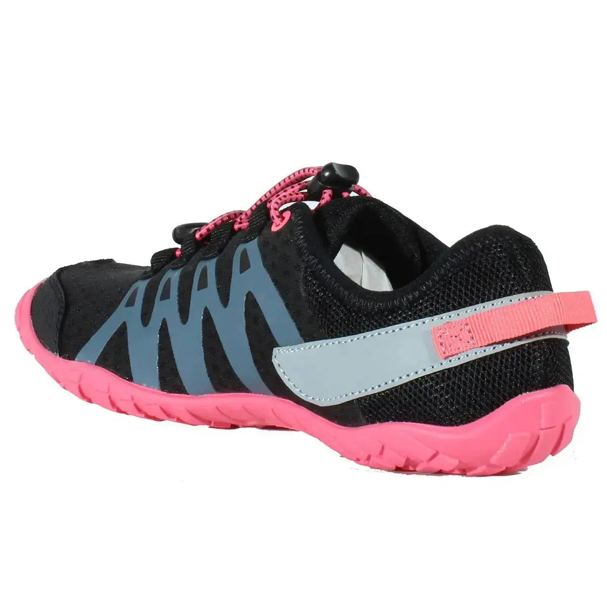 HI-Tec - Abyss Lady Negro/Fresa - zapatillas barefoot ligeras para trekking y outdoor