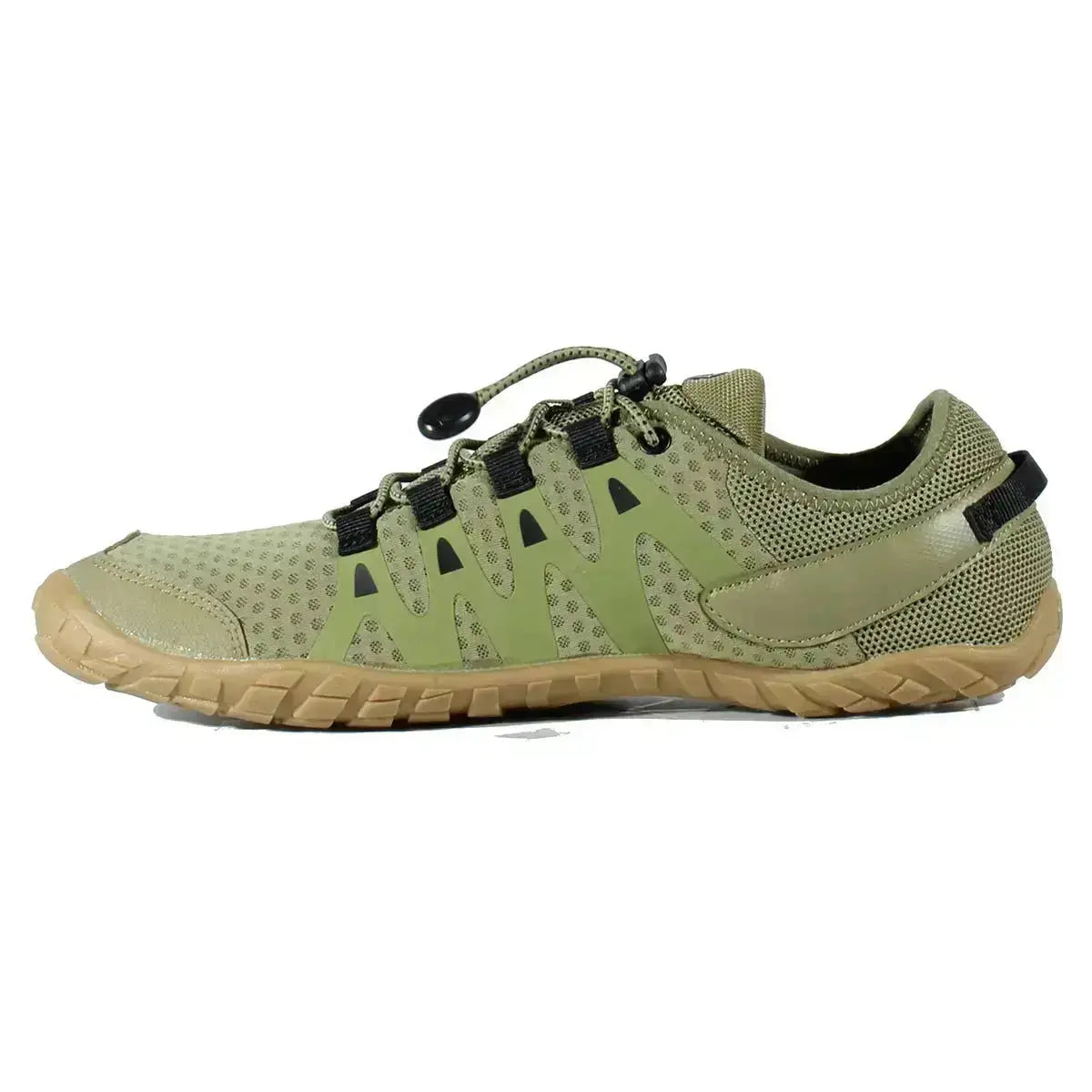 HI-Tec - Abyss Man Khaki - zapatillas barefoot ligeras para trekking y outdoor
