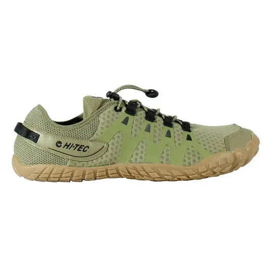 HI-Tec - Abyss Man Khaki - zapatillas barefoot ligeras para trekking y outdoor