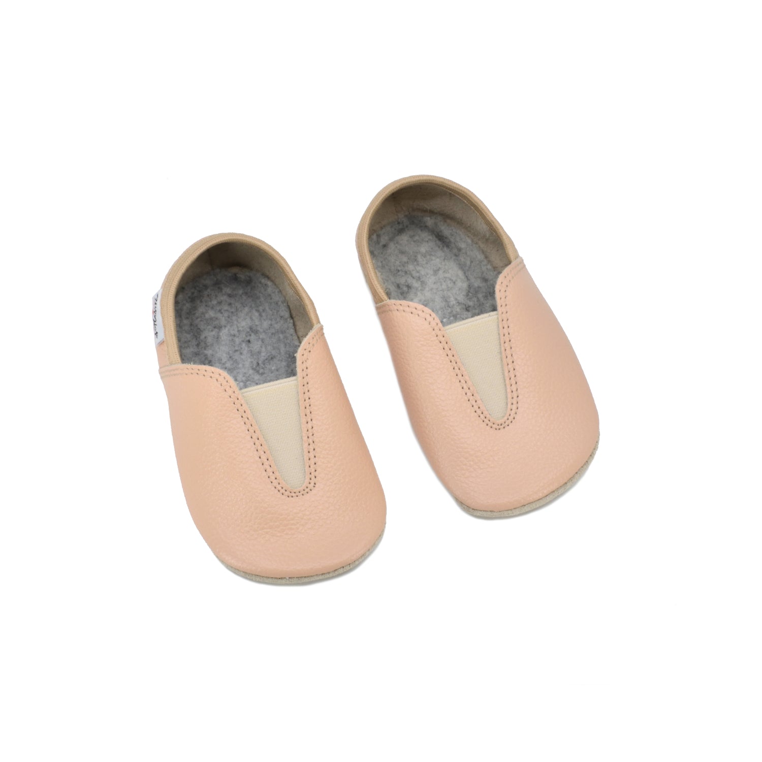Hip-Hop 1st steps - Beige - zapatillas barefoot 1os pasos-Oma King-Cacles Barefoot-Tienda de calzado barefoot respetuoso minimalista