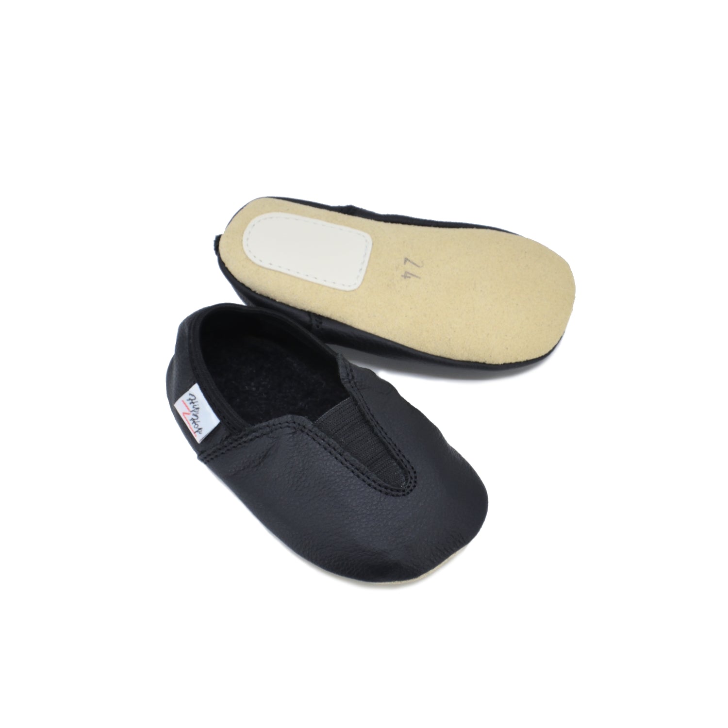 Hip-Hop 1st steps - Black - zapatillas barefoot 1os pasos-Oma King-Cacles Barefoot-Tienda de calzado barefoot respetuoso minimalista
