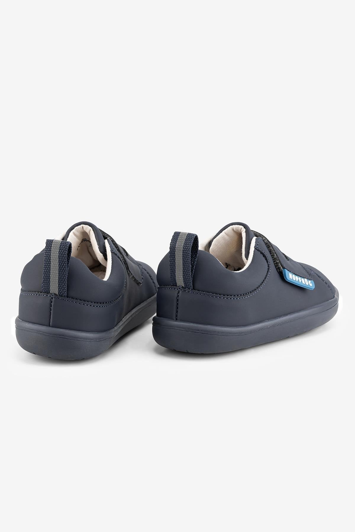 Hopfrög Kids - Smart Walker Casual Super Matte Navy Blue - zapatos colegiales barefoot univelcro
