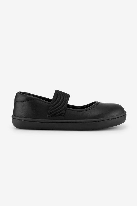 Hopfrög Kids - Smart Walker Mary Jane Black - merceditas colegiales barefoot