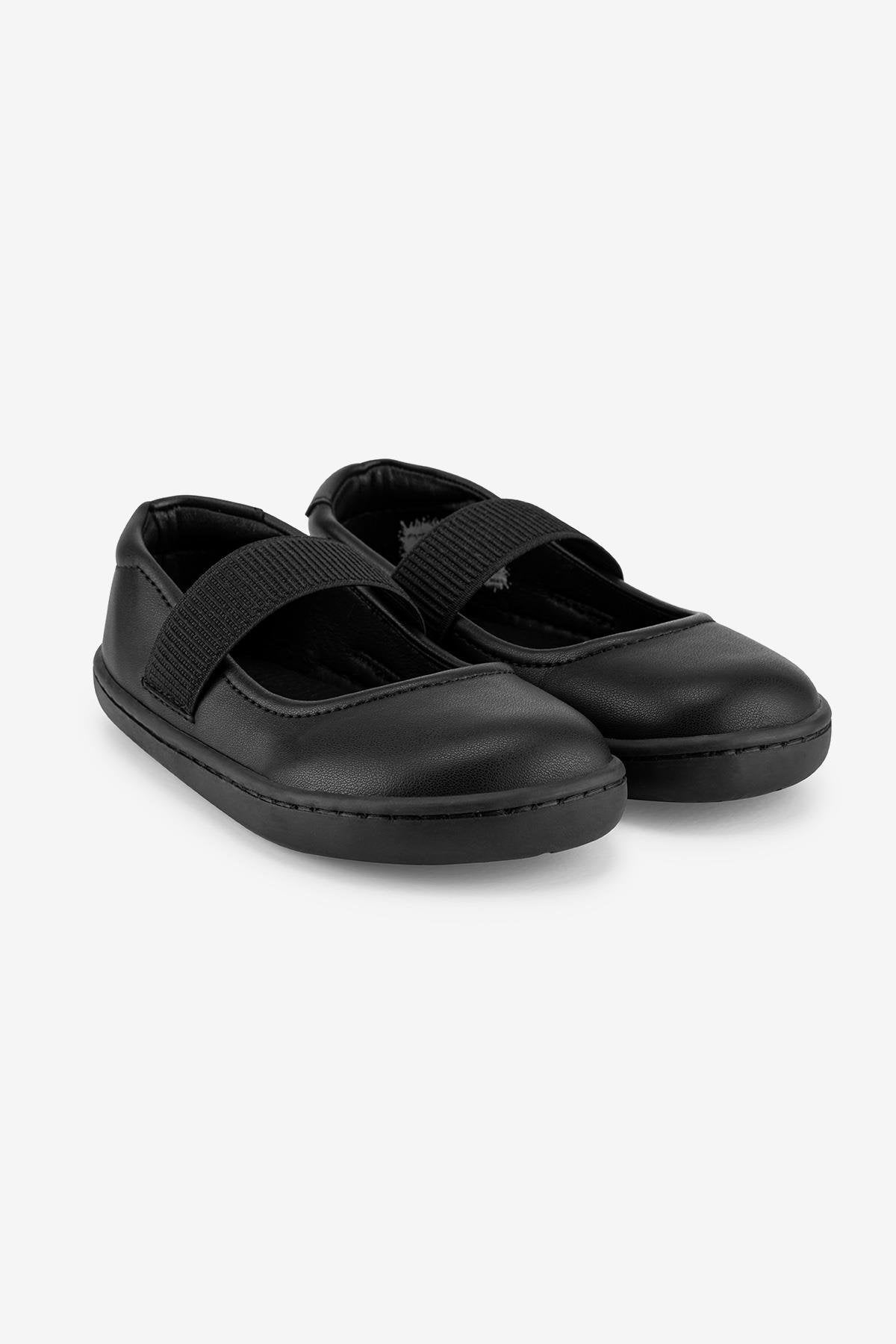 Hopfrög Kids - Smart Walker Mary Jane Black - merceditas colegiales barefoot