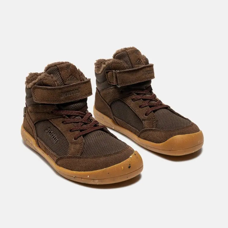 JOMA - Coco Aislatex Junior Barefoot 2524 Marrón - Botines barefoot con membrana y forrito