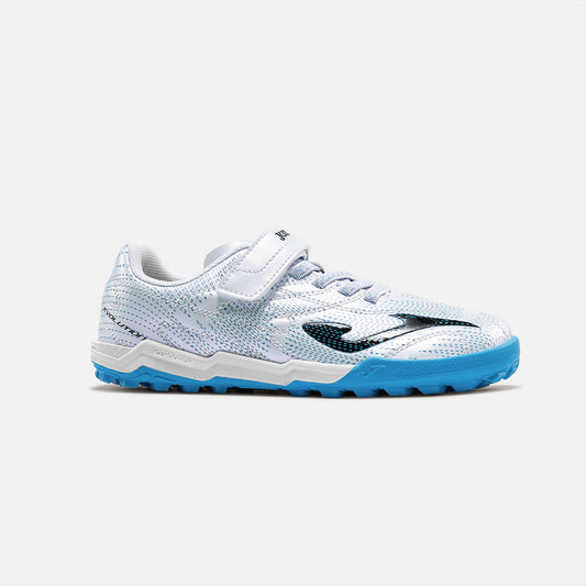 JOMA - Evolution Jr 2532 Blanco Kids - Zapatillas barefoot para fútbol turf