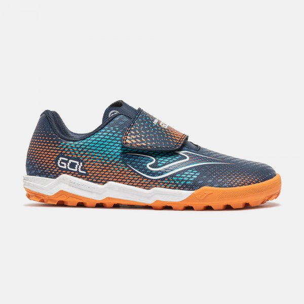 JOMA Gol Kids Barefoot 2603 Marino Turf - Zapatillas barefoot infantiles de tacos para fútbol turf