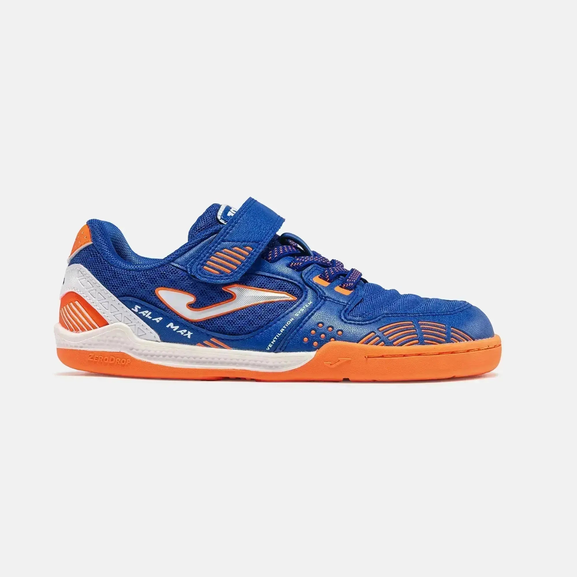 JOMA - Sala Max Kids Barefoot 2605 Azul Indoor - Deportivas barefoot para fútbol sala