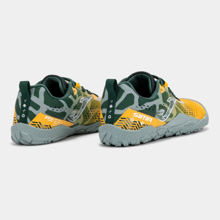 JOMA - Sima Junior 2628 Naranja Saffron - Zapatillas barefoot infantiles / juveniles para trail y senderismo
