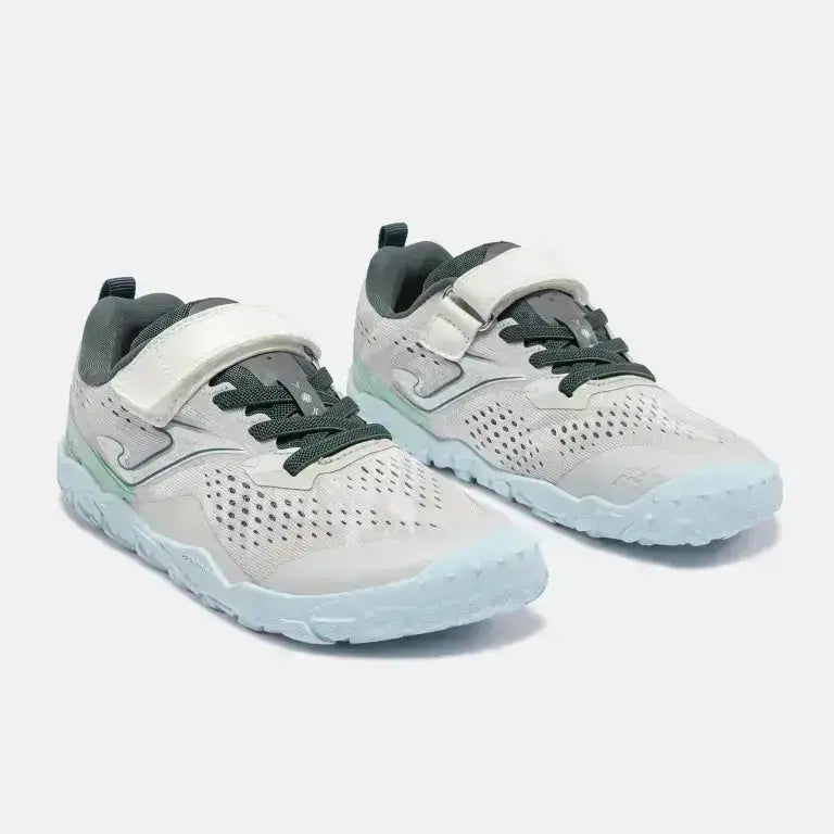 JOMA - Sima Kids 2602 Blanco - Zapatillas barefoot infantiles para trail y senderismo
