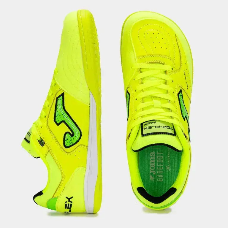 JOMA Top Flex Foot Shape 2511 Verde Flúor Indoor - Zapatillas barefoot para fútbol sala