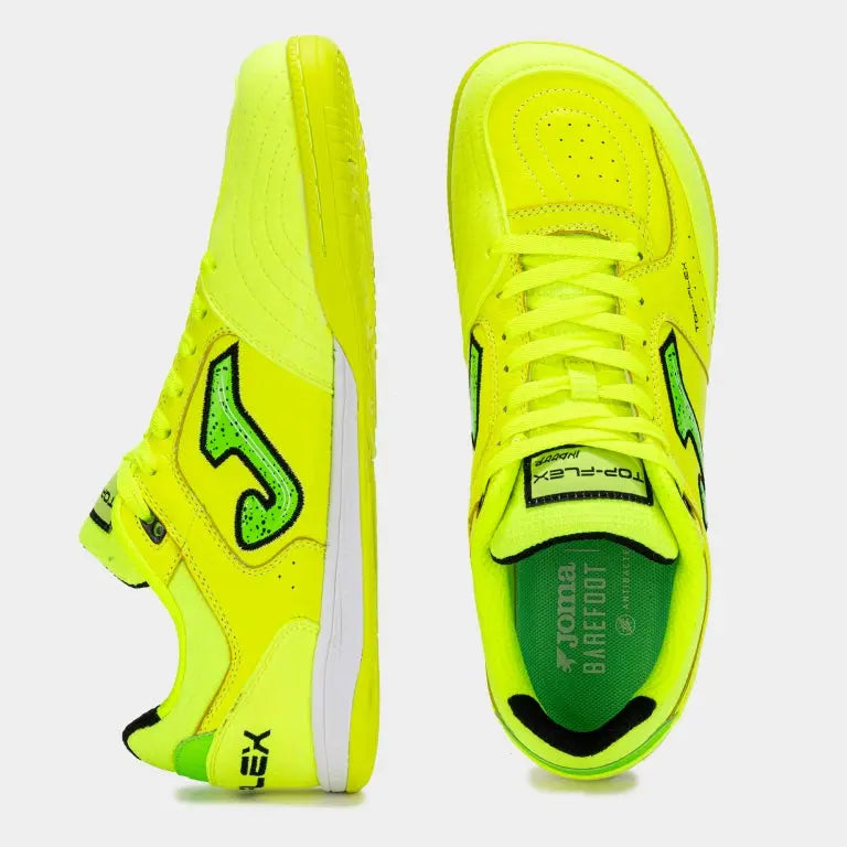 JOMA Top Flex Foot Shape 2511 Verde Flúor Indoor - Zapatillas barefoot para fútbol sala