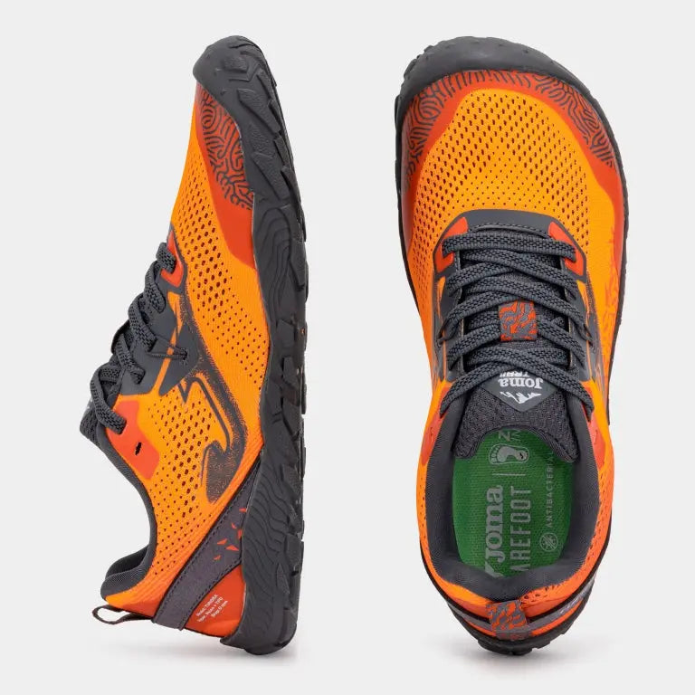 JOMA - Tundra Junior 2608 Naranja - Zapatillas barefoot infantiles / juveniles para aire libre y trail