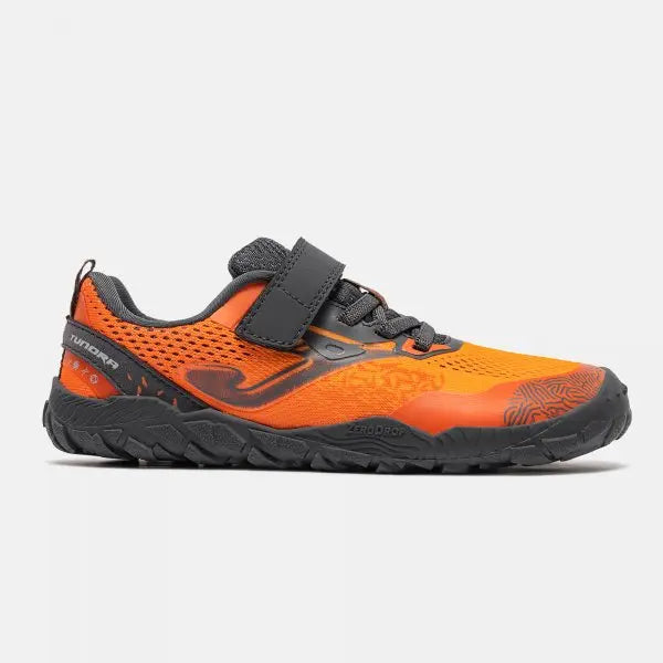 JOMA - Tundra Kids 2608 Naranja - Zapatillas barefoot infantiles para aire libre y trail
