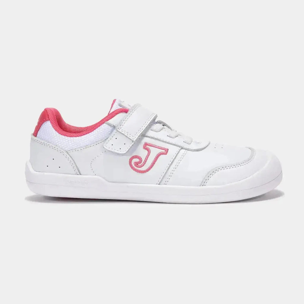 JOMA - Vela Junior Blanco & Rosa - Zapatillas colegiales barefoot infantiles