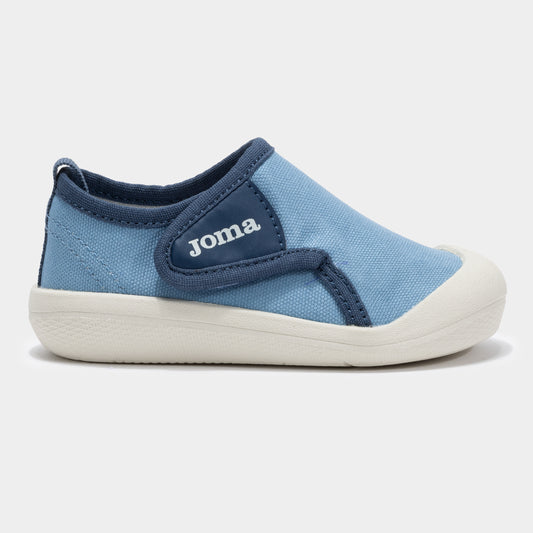 Joma - Nen Jr Azul - Lonetas respetuosas primeros pasos-Joma-Cacles Barefoot-Tienda de calzado barefoot respetuoso minimalista