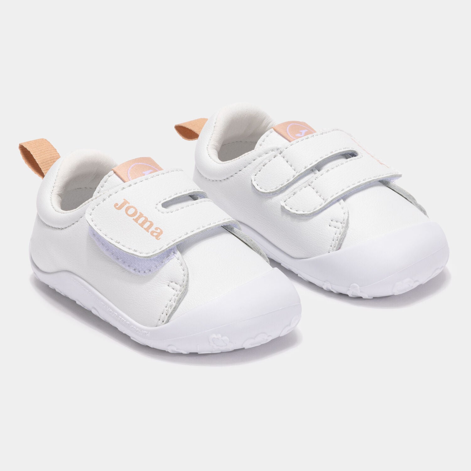 Joma - Primeros pasos Teddy Baby Blanco & Rosa - Lonetas respetuosas