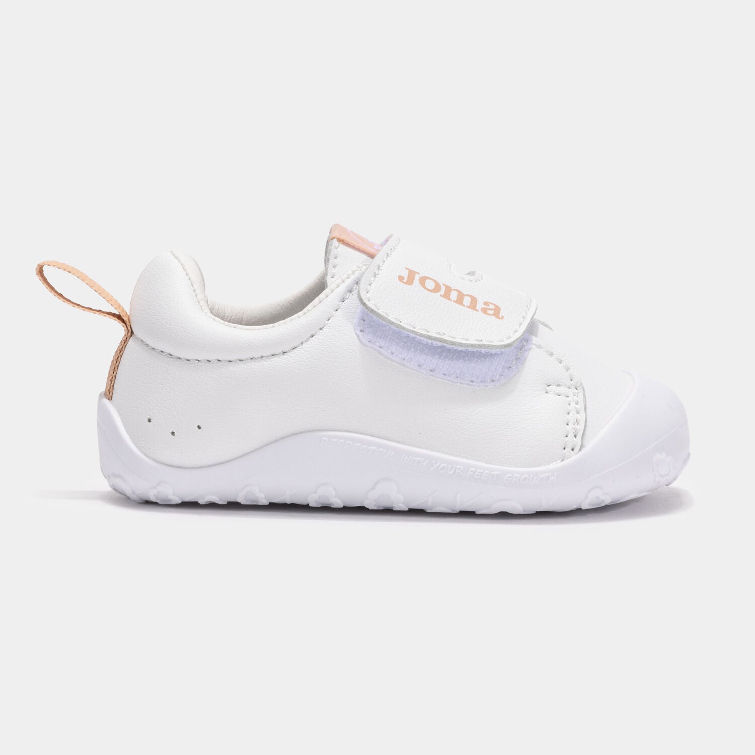 Joma - Primeros pasos Teddy Baby Blanco & Rosa - Lonetas respetuosas