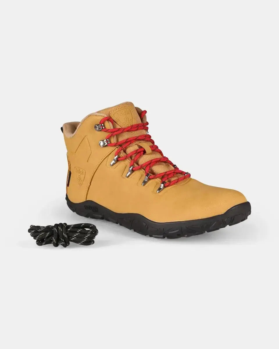 Kilpi Bare High WP-U Beige - Botas Barefoot para Senderismo Impermeables