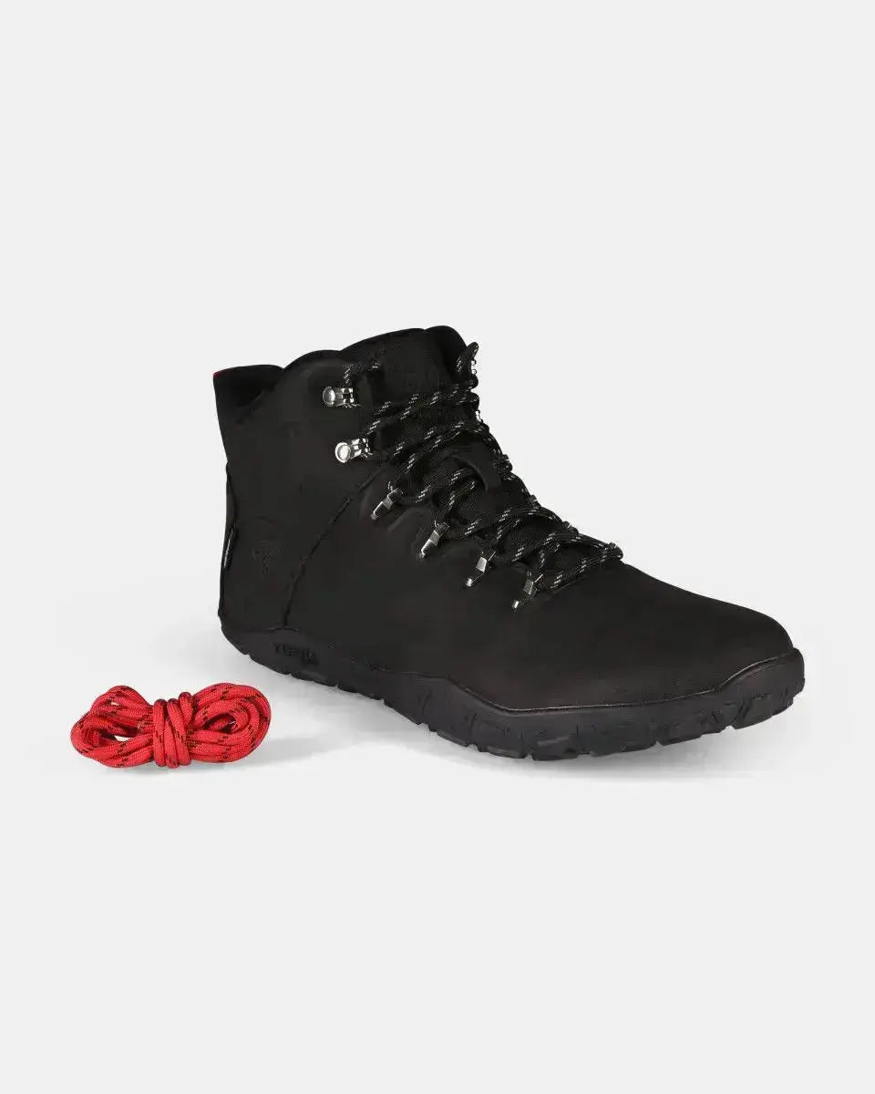 Kilpi Bare High WP-U Black - Botas Barefoot para Senderismo Unisex Impermeables