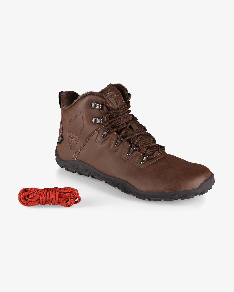 Kilpi - Bare High WP-U Brown - Botas Barefoot para Hiking y Montaña-Kilpi-Cacles Barefoot-Tienda de calzado barefoot respetuoso minimalista